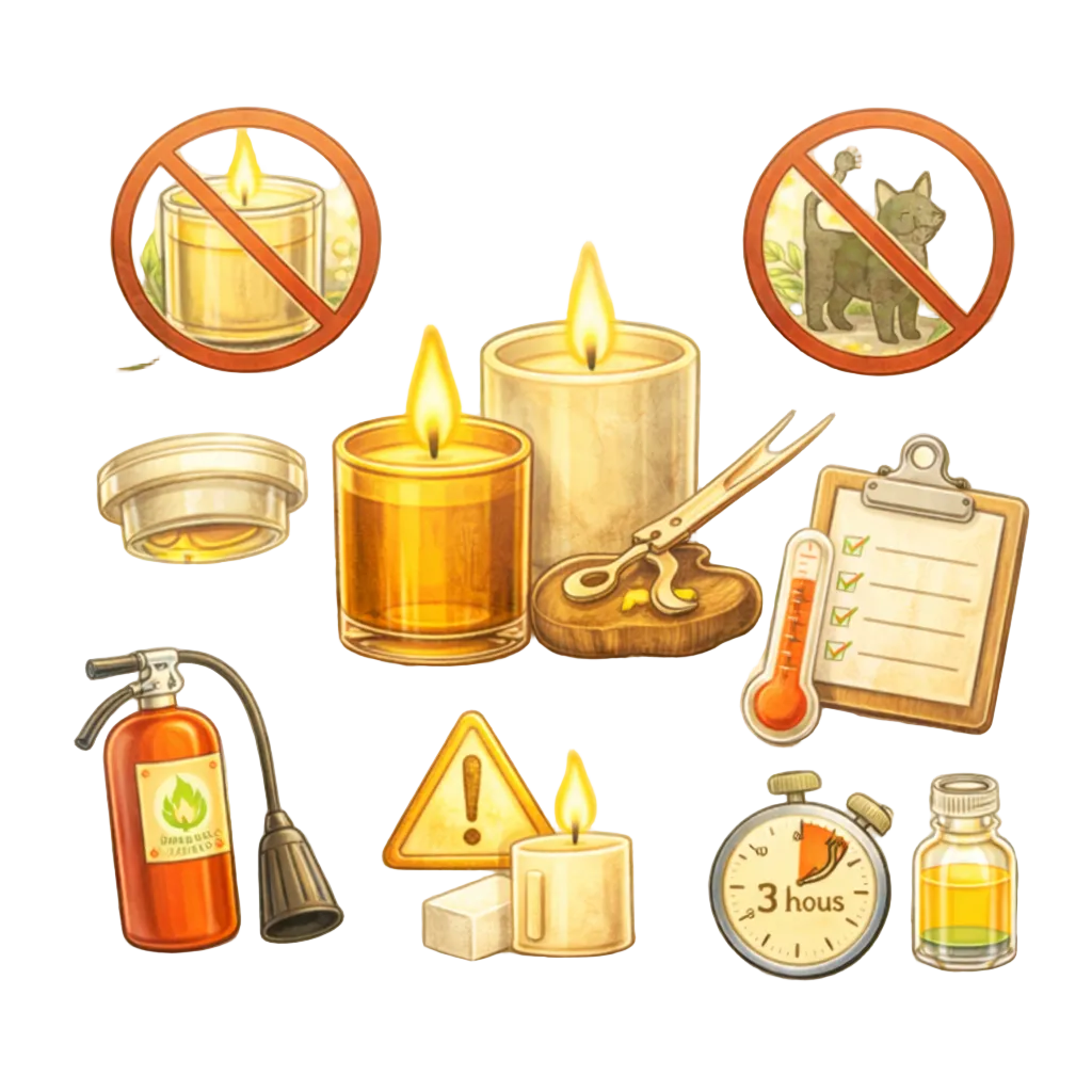 Safety & Best Practices for Candle Makers