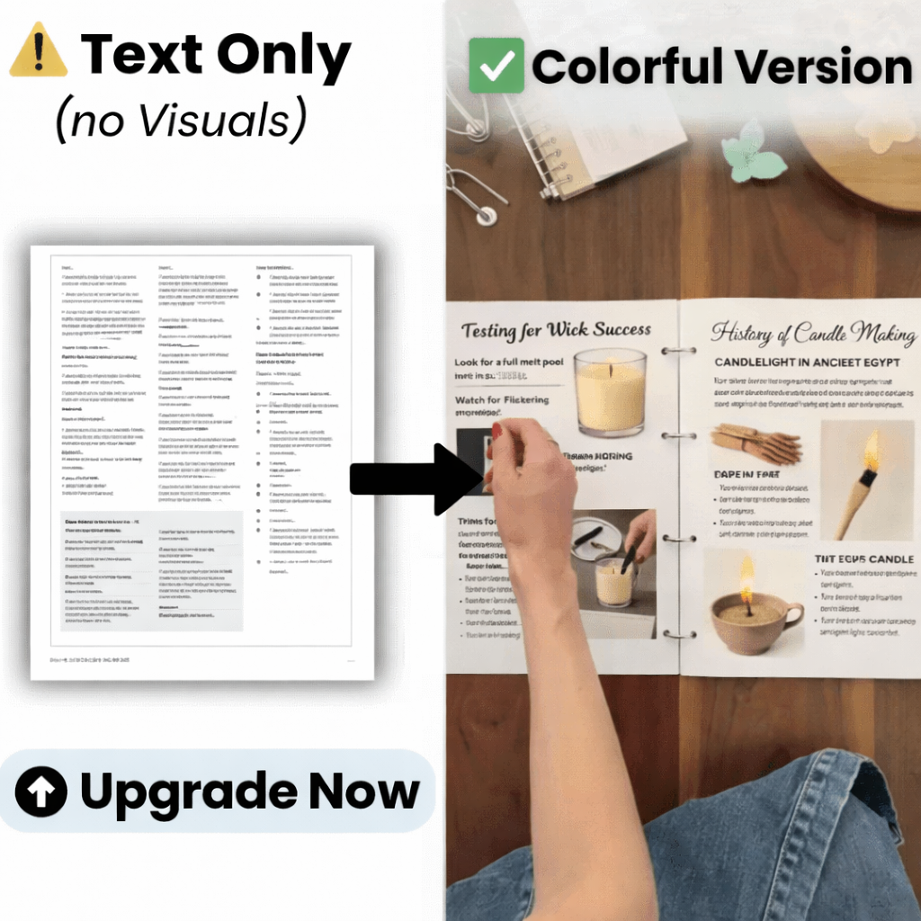 Upgrade To 1,000+ Premium Candle Making Notes